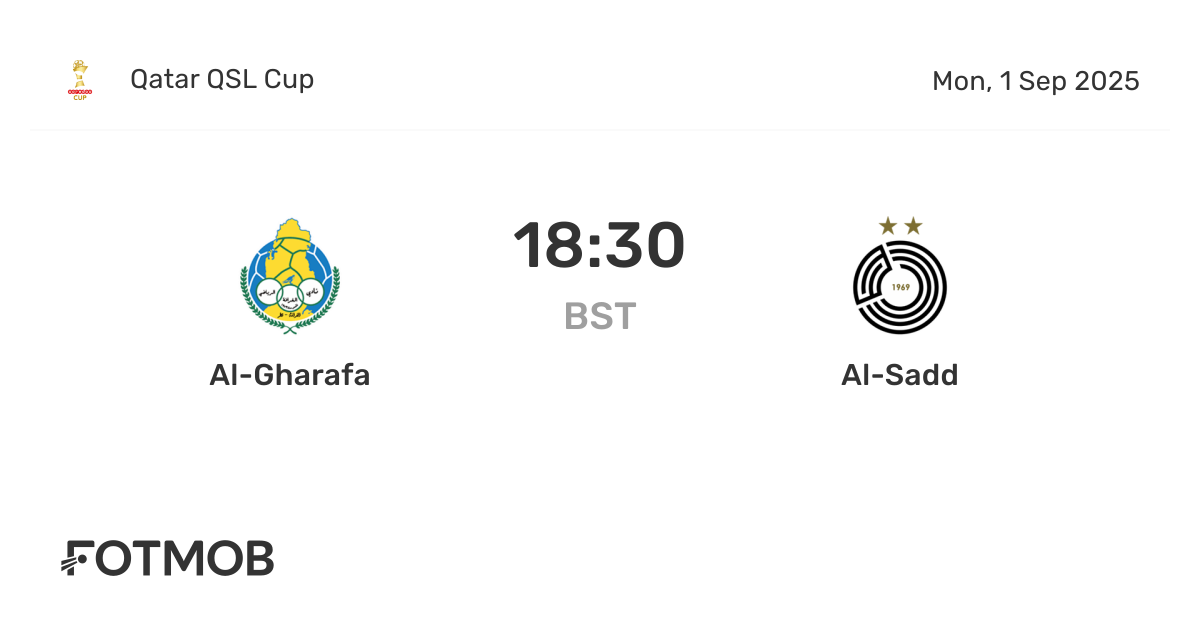 Al-Gharafa vs Al-Sadd - marcador en vivo, alineaciones previstas y ...
