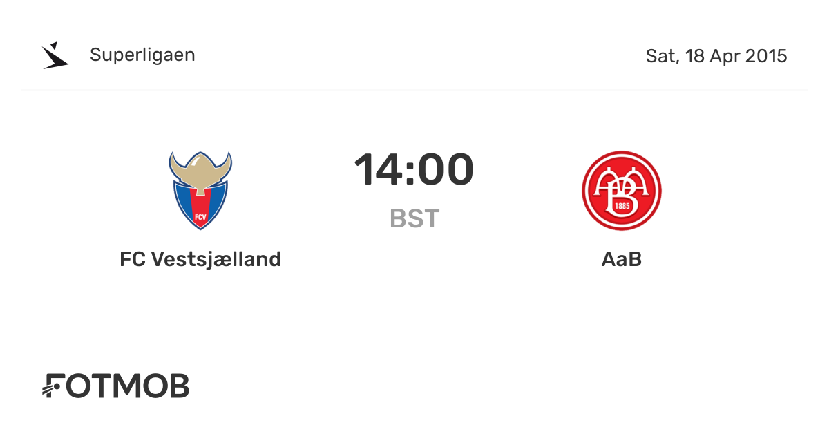 FC Vestsjælland vs BK live score, predicted lineups and H2H stats
