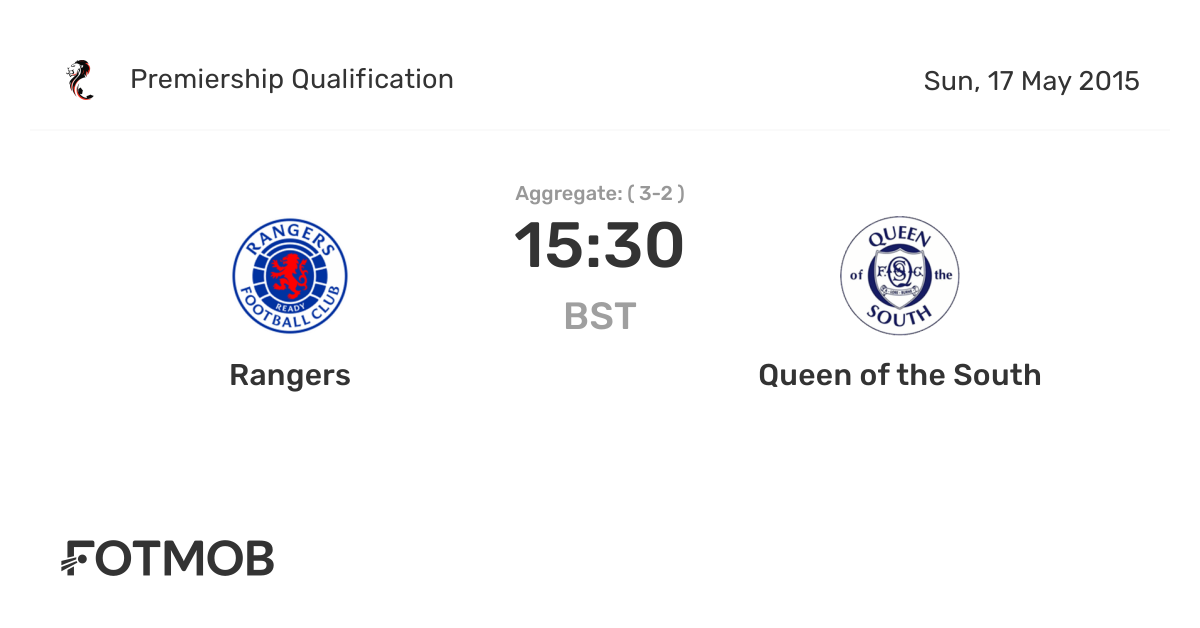 Rangers vs Queen of the South live score, predicted lineups and H2H