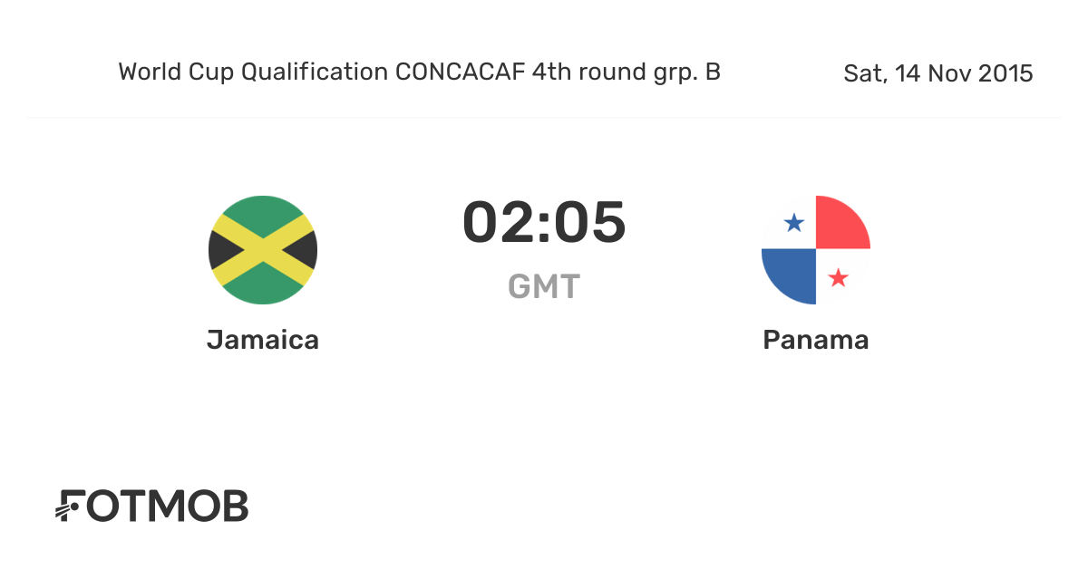 Jamaica vs Panama live score, predicted lineups and H2H stats.
