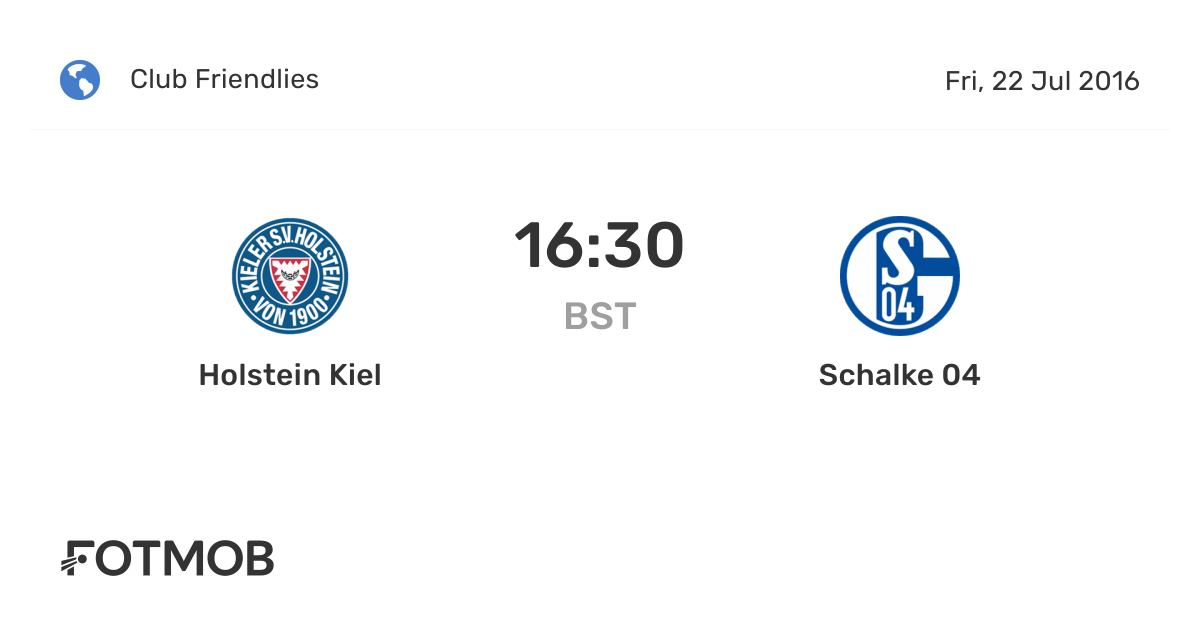 Holstein Kiel vs Schalke 04 live score, predicted lineups and H2H stats.
