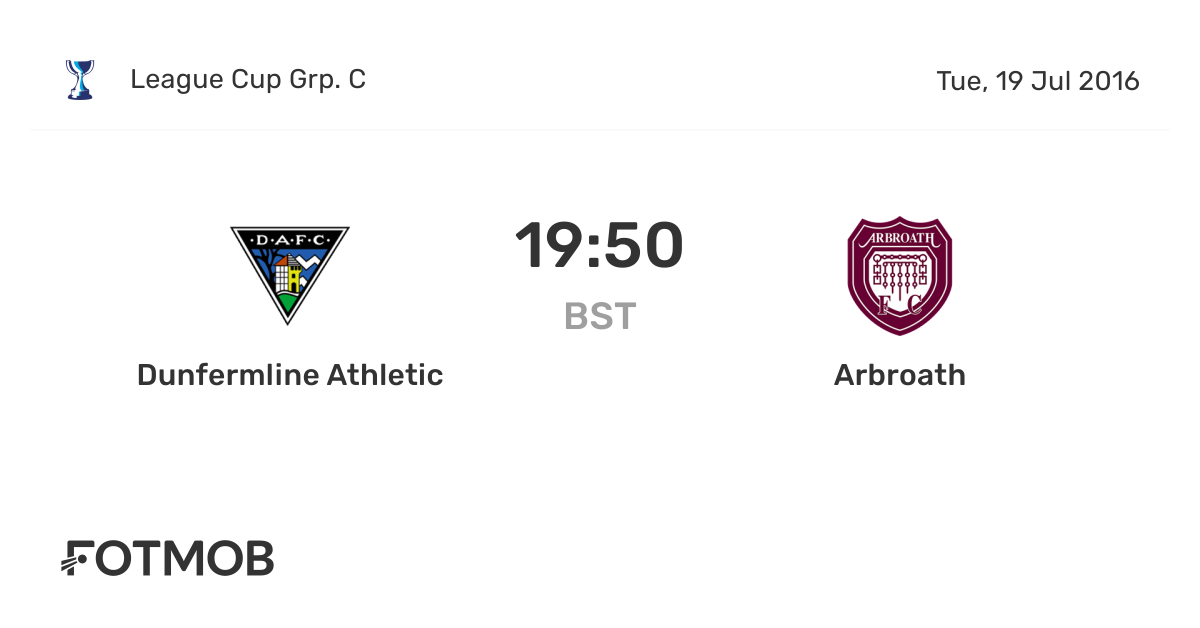 Dunfermline Athletic vs Arbroath live score,