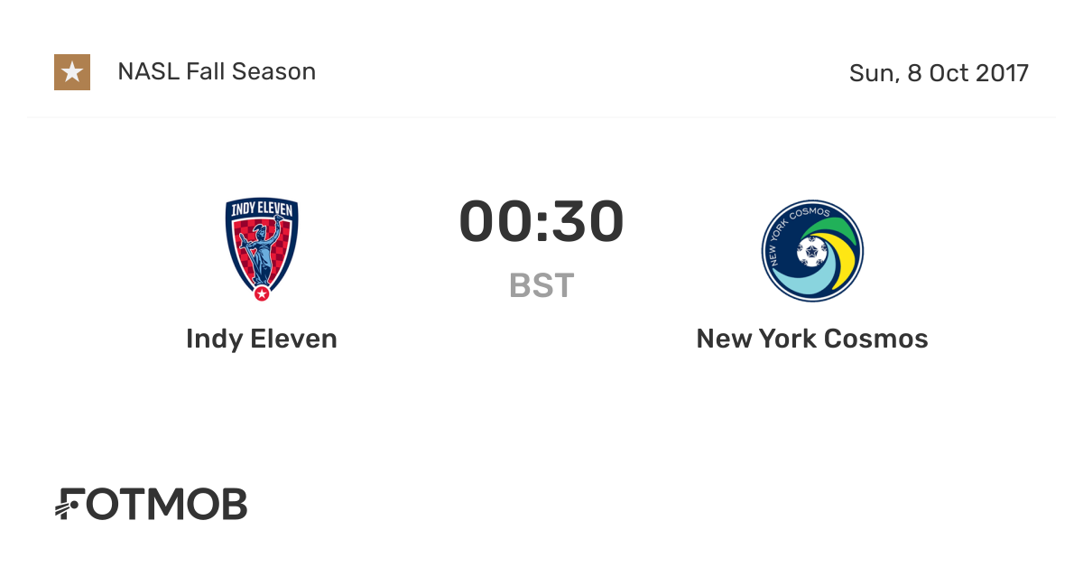Indy Eleven vs New York Cosmos live score, predicted lineups and H2H