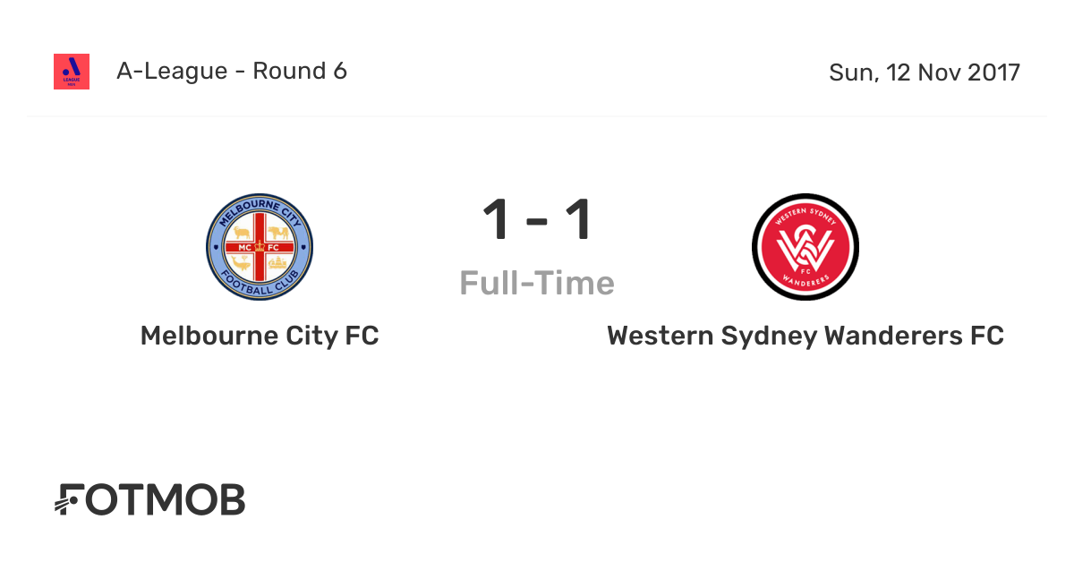 Melbourne City FC vs Western Sydney Wanderers FC, 2017-11-12T08:25:00.000ZMelbourne City FC vs Western Sydney Wanderers FC, 2017-11-12T08:25:00.000Z