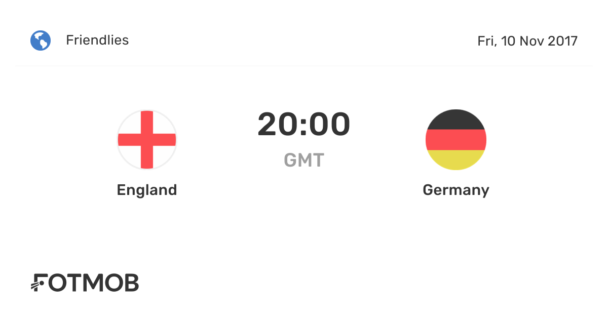England vs Germany live score, predicted lineups and H2H stats.