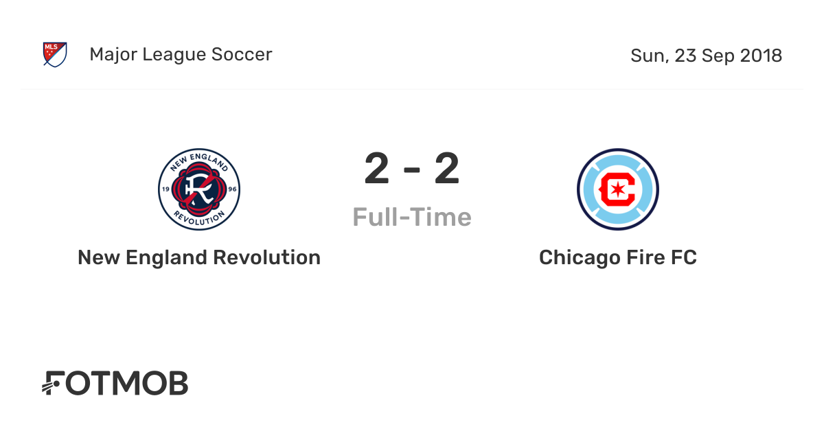 New England Revolution vs Chicago Fire FC live score, predicted
