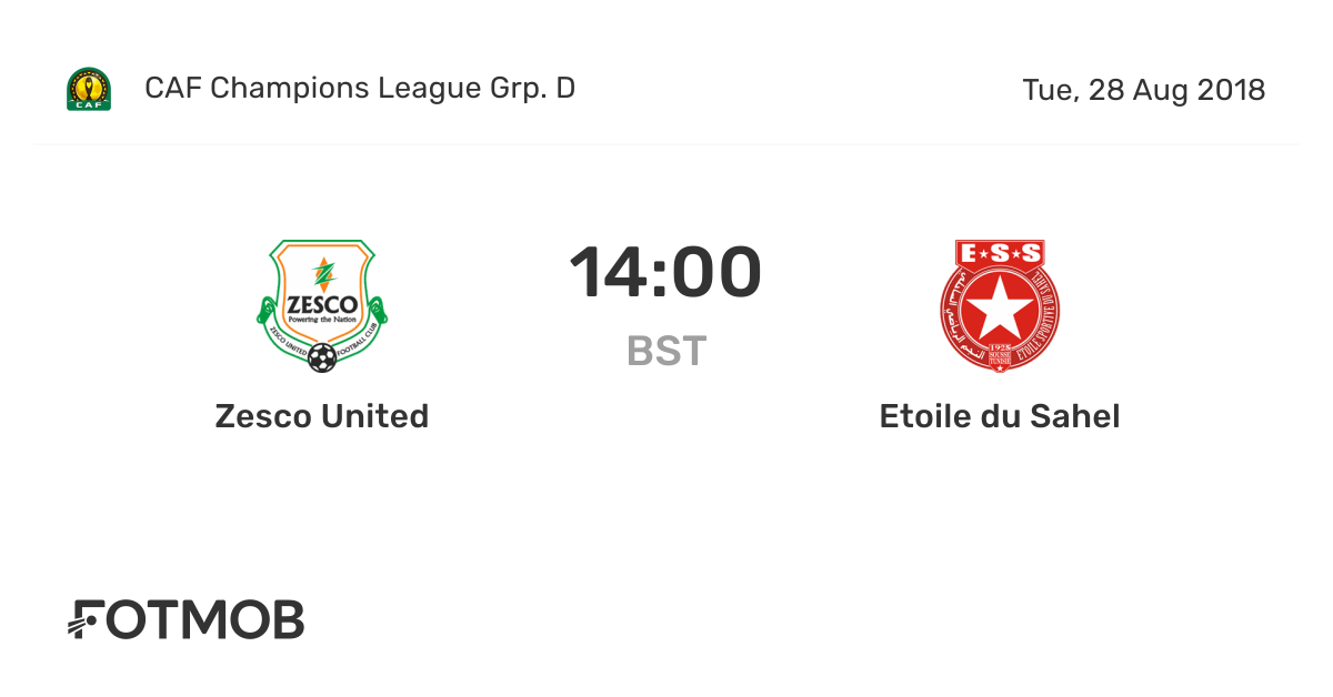 Zesco United vs Etoile du Sahel live score, predicted lineups and H2H