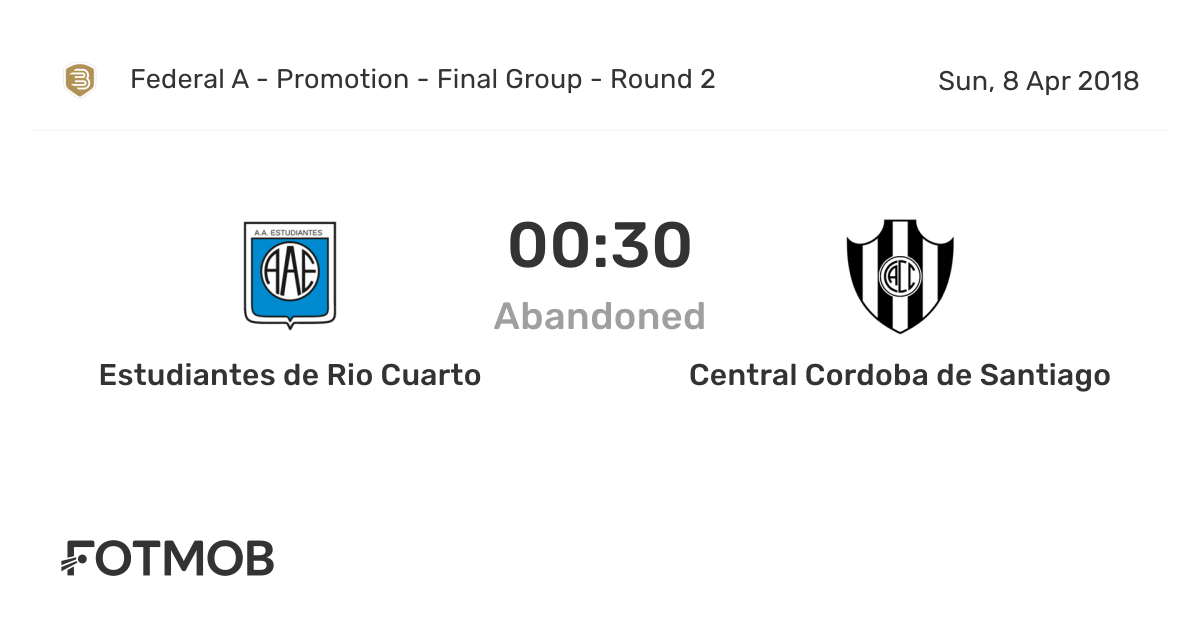 Ferro Carril Oeste vs Central Cordoba de Santiago - live score, predicted  lineups and H2H stats.