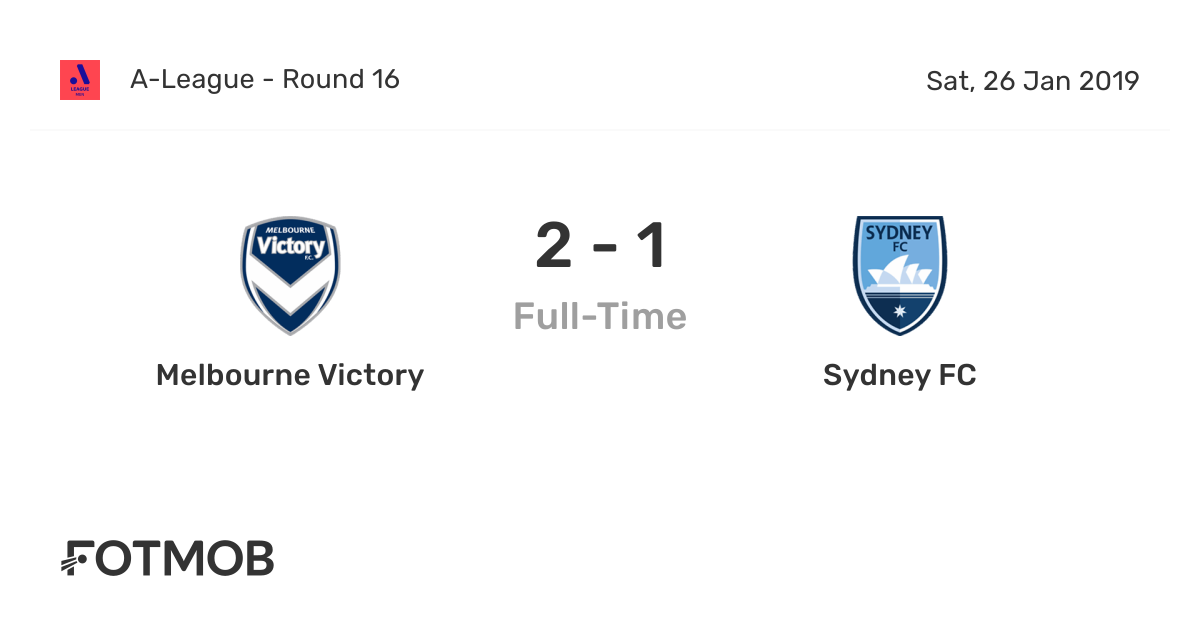 Melbourne Victory vs Sydney FC - live score, predicted lineups and H2H ...