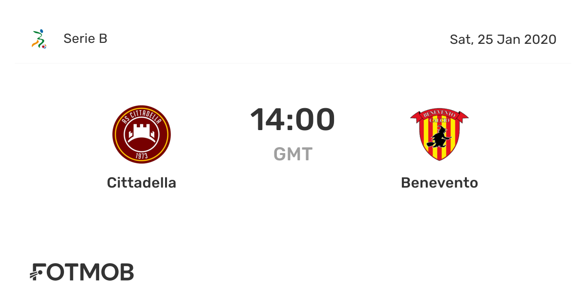Cittadella vs Benevento live score, predicted