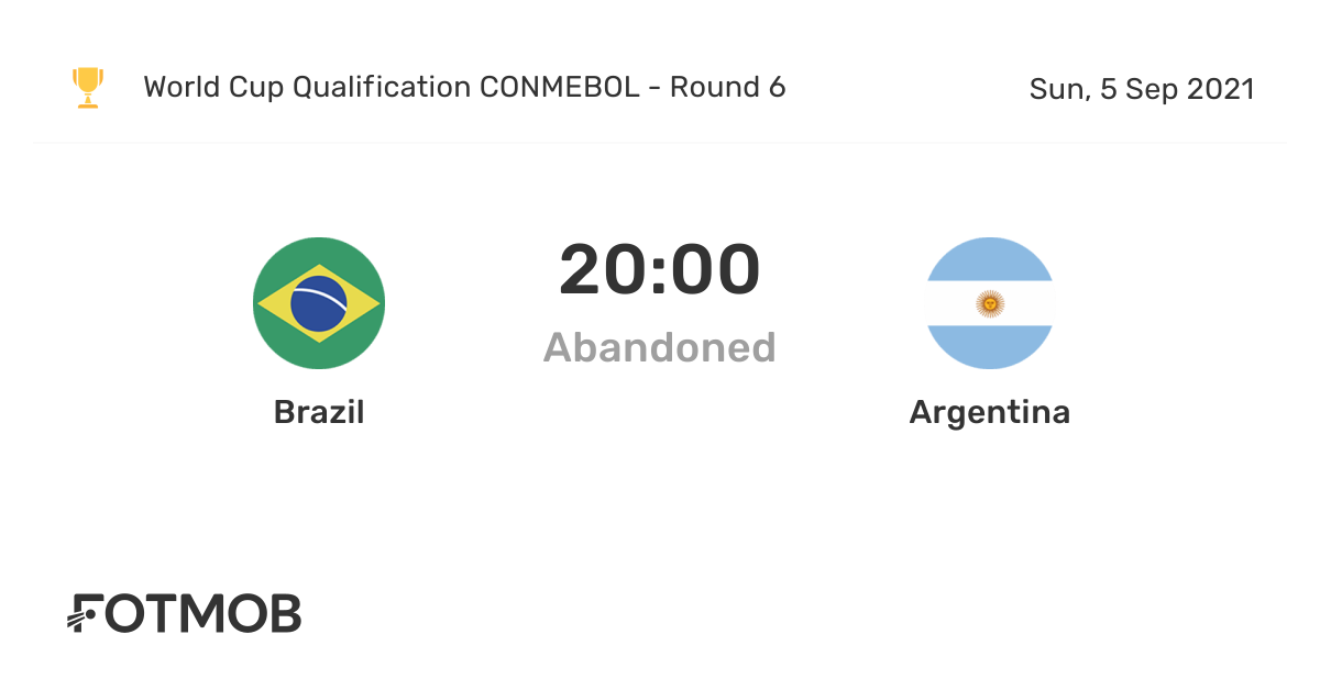 Brazil vs Argentina, World Cup Qualification CONMEBOL on Sun, Sep 5