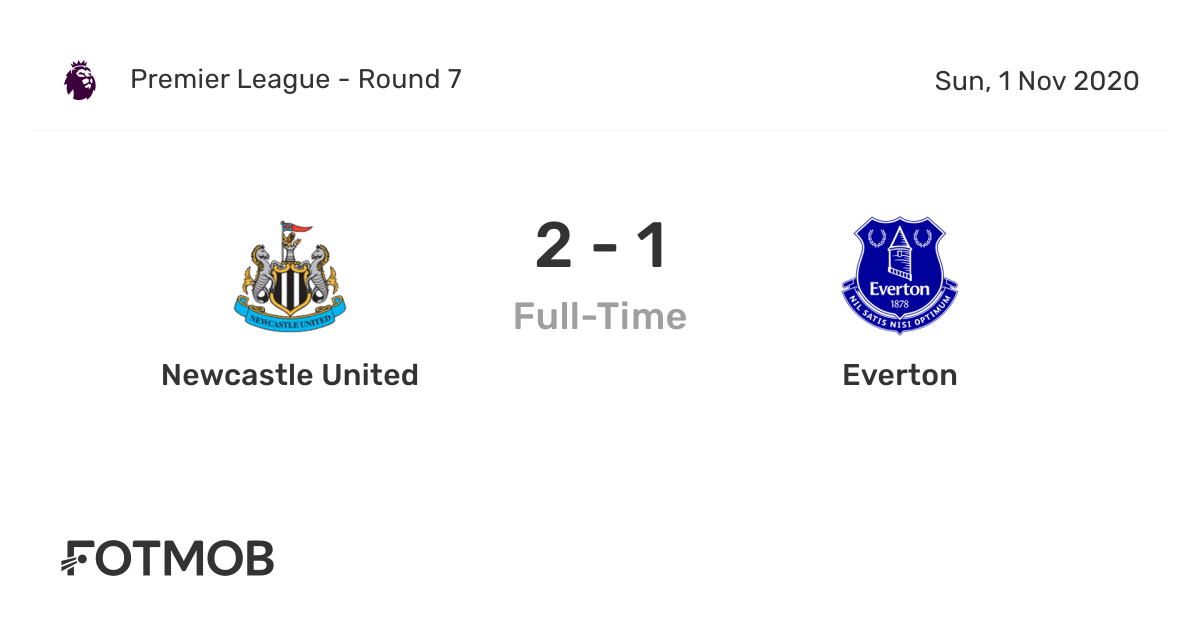 Newcastle United vs Everton live score, predicted lineups and H2H stats.