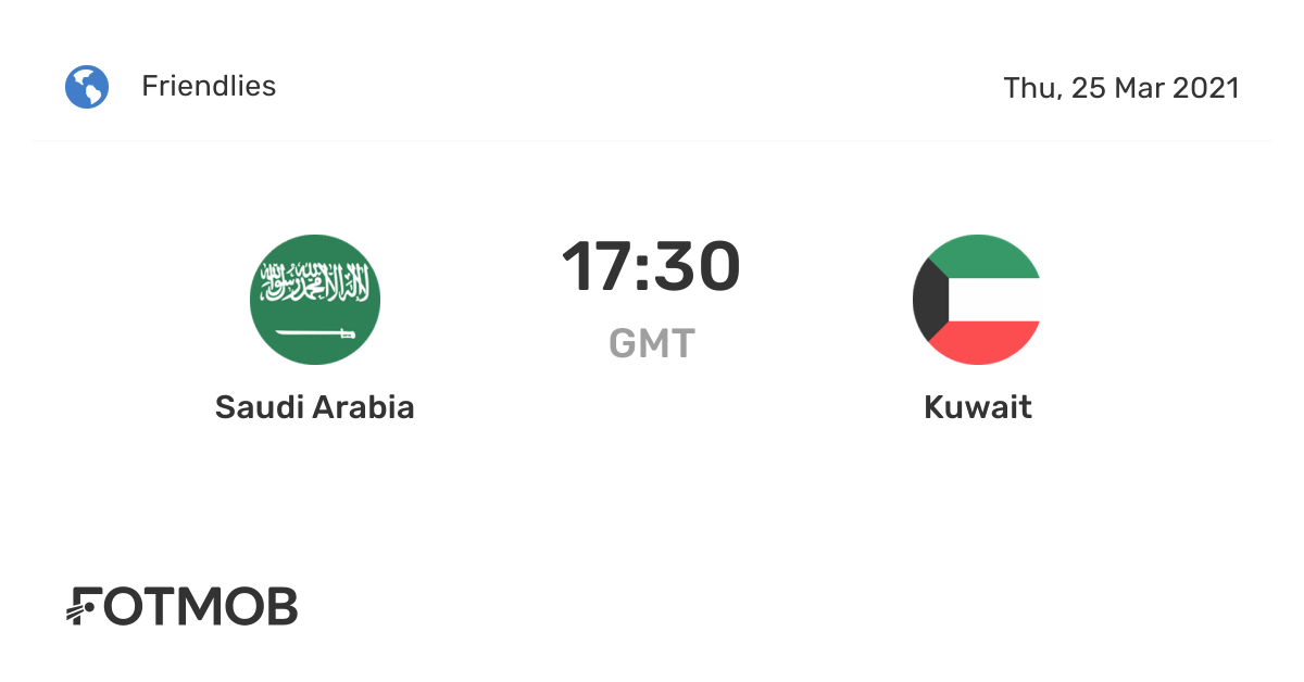 Saudi Arabia vs Kuwait live score, predicted lineups and H2H stats.