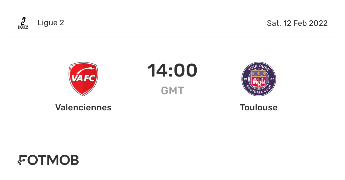 Valenciennes vs Toulouse live score, predicted lineups and H2H stats.