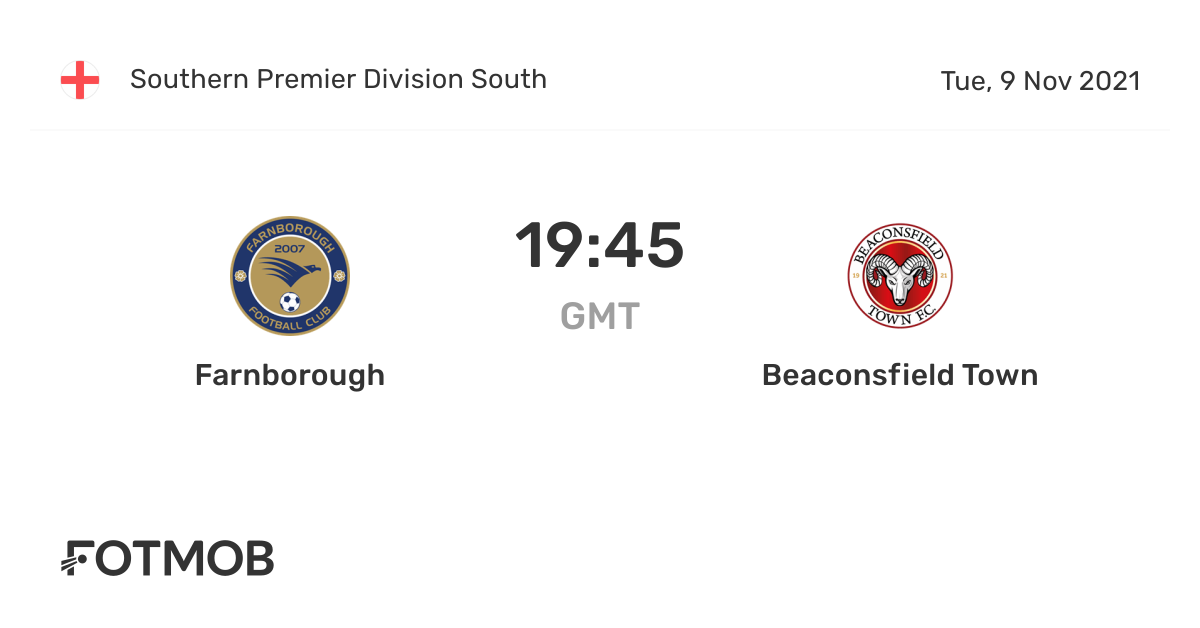 Farnborough vs Beaconsfield Town live score, predicted lineups and