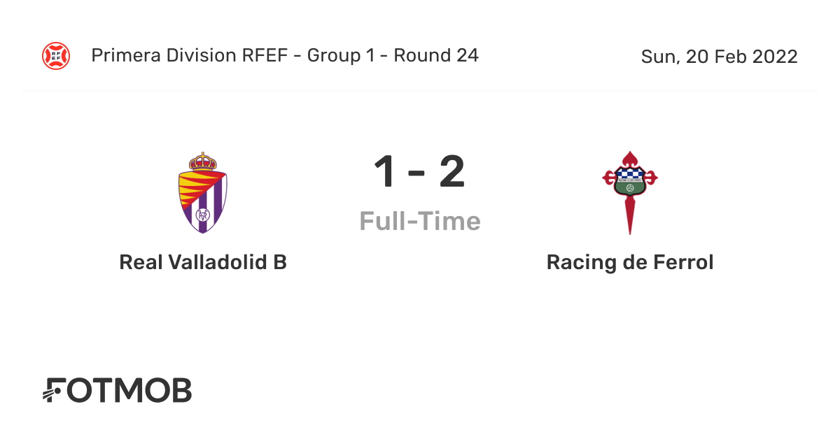 En Español-Valladolid vs. Racing Ferrol (Spanish Segunda Division