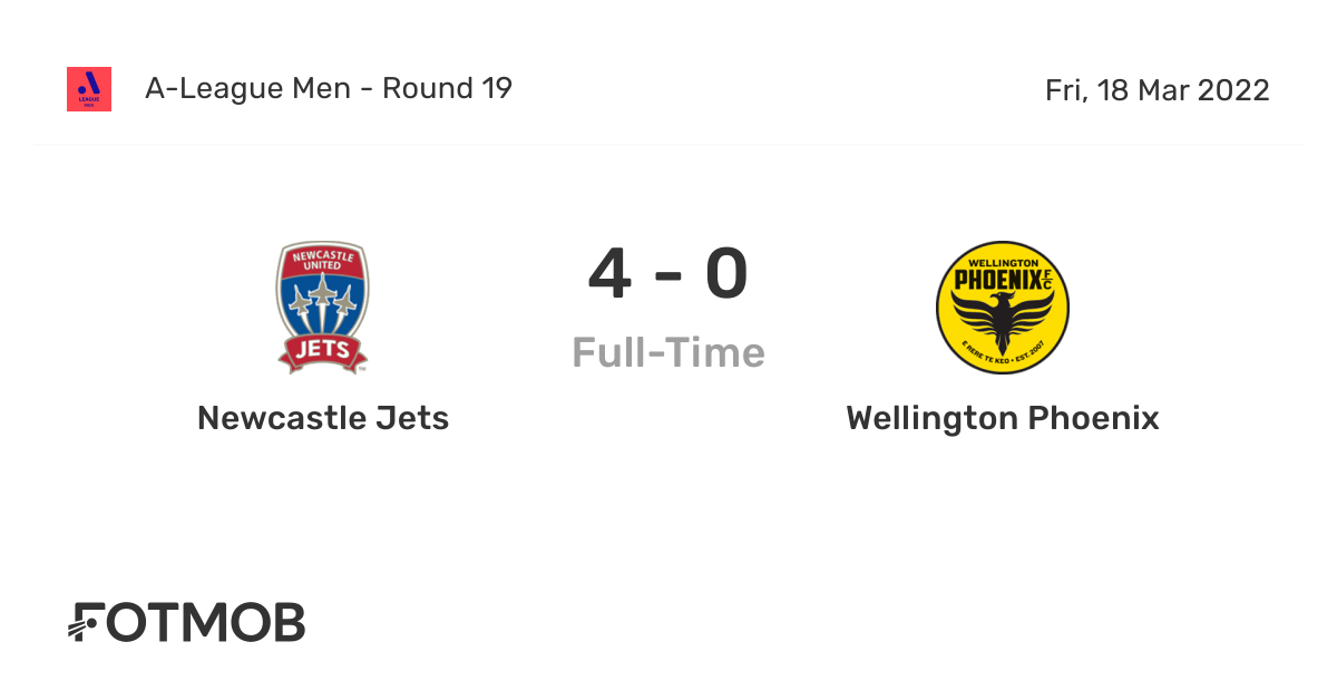 Newcastle Jets vs Wellington Phoenix live score, predicted lineups