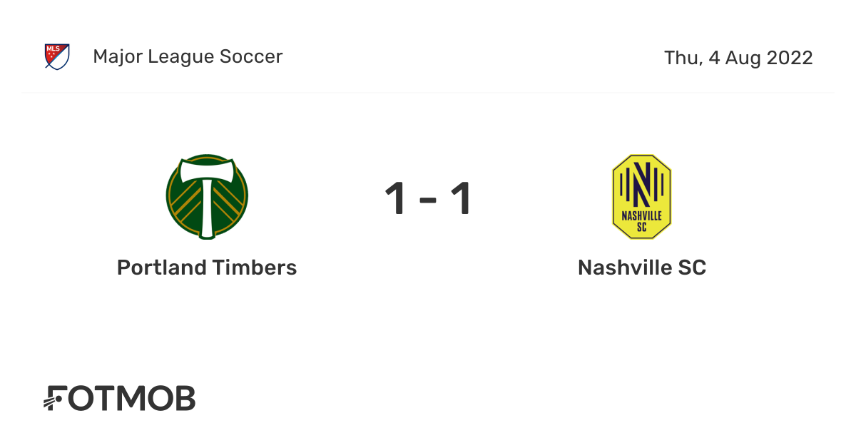 Portland Timbers vs Nashville SC - live score, predicted lineups and ...