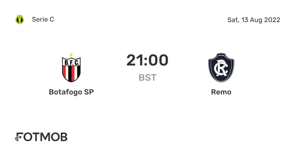 Botafogo SP x Remo - placar ao vivo, escalações prováveis e ...