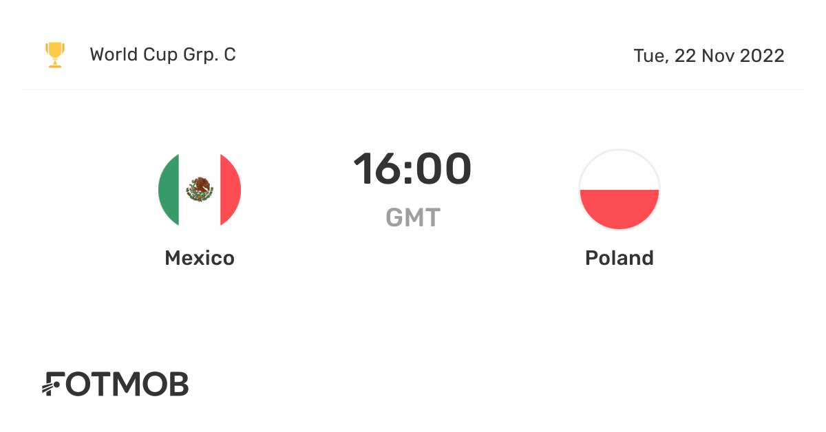 Mexico vs Poland live score, predicted lineups and H2H stats