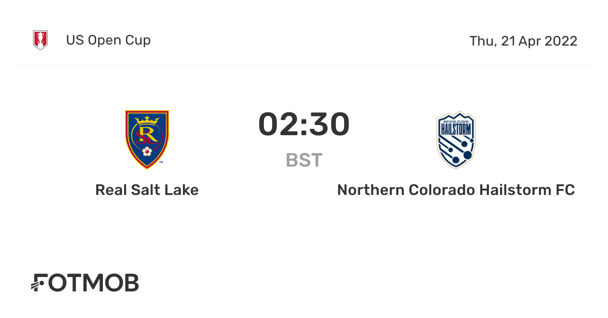 Real Salt Lake vs Northern Colorado Hailstorm FC live score
