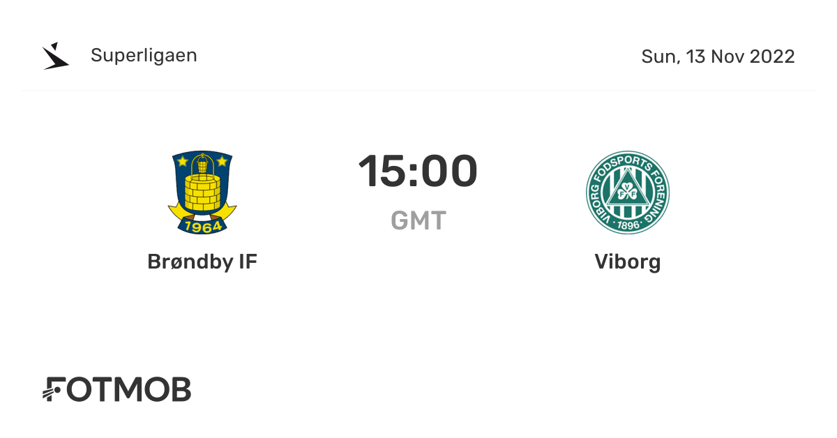 Brøndby IF vs live score, predicted lineups and H2H stats.