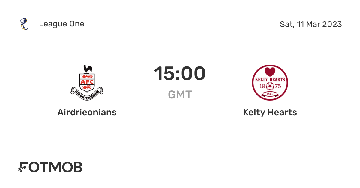 Airdrieonians vs Kelty Hearts live score, predicted lineups and H2H