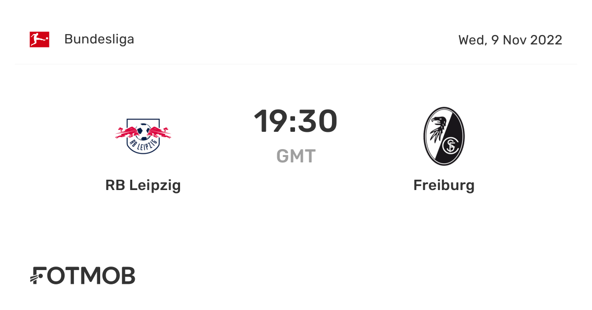 RB Leipzig vs SC Freiburg live score, predicted lineups and H2H stats.