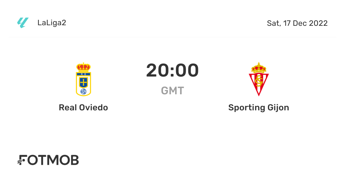 Real Oviedo vs Sporting Gijon live score, predicted lineups and H2H