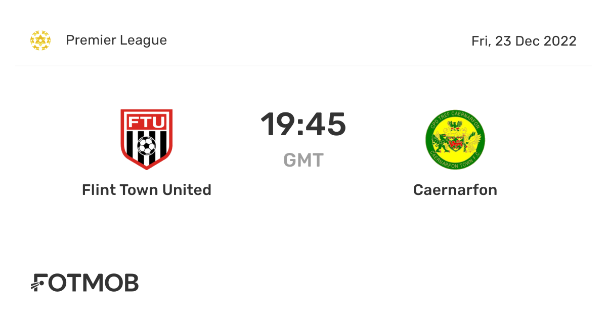 Flint Town United vs Caernarfon live score, predicted lineups and H2H