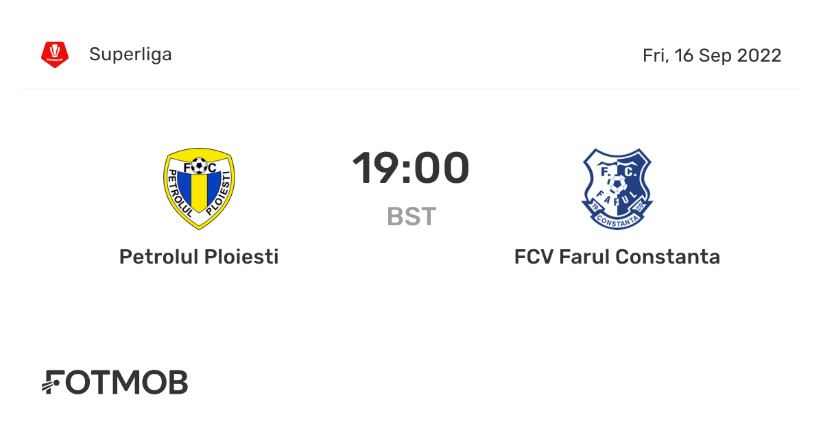 Petrolul Ploiesti vs FCV Farul Constanta - live score, predicted ...