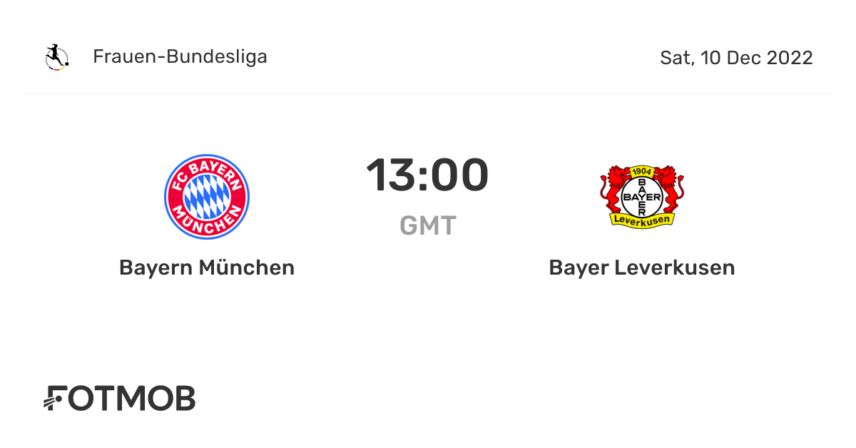 Bayern München vs Bayer Leverkusen live score, predicted lineups and