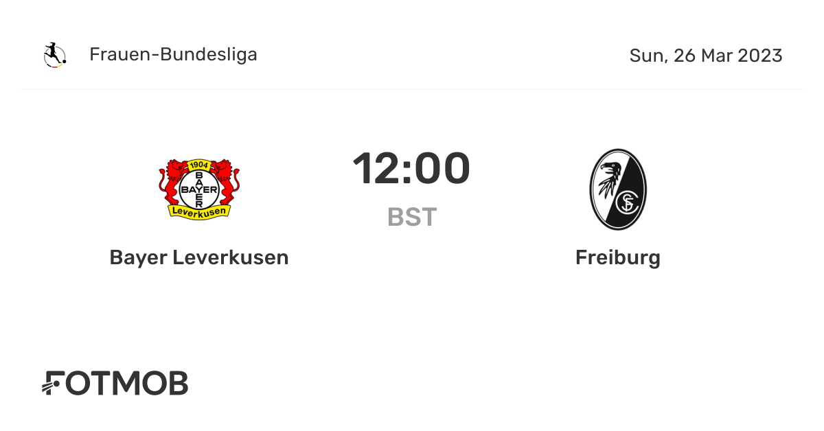 Bayer Leverkusen vs SC Freiburg live