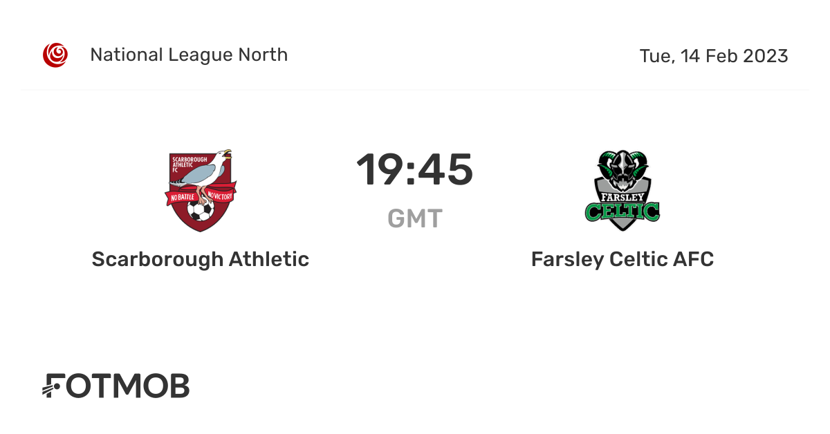 Scarborough Athletic vs Farsley Celtic AFC live score, predicted