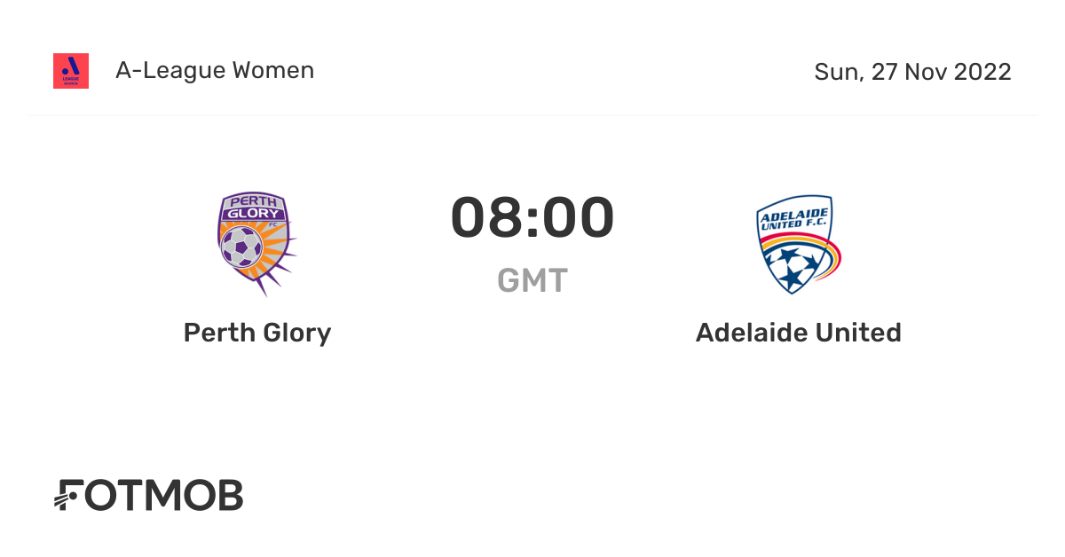 Perth Glory vs Adelaide United live score, predicted lineups and H2H stats.