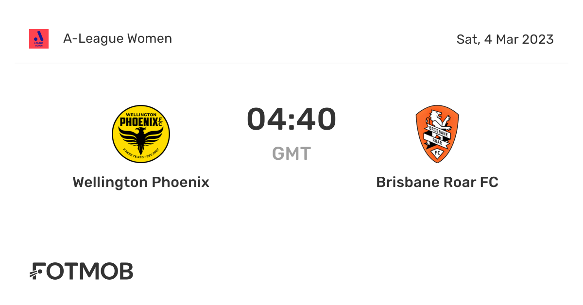 Wellington Phoenix vs Brisbane Roar FC live score, predicted lineups