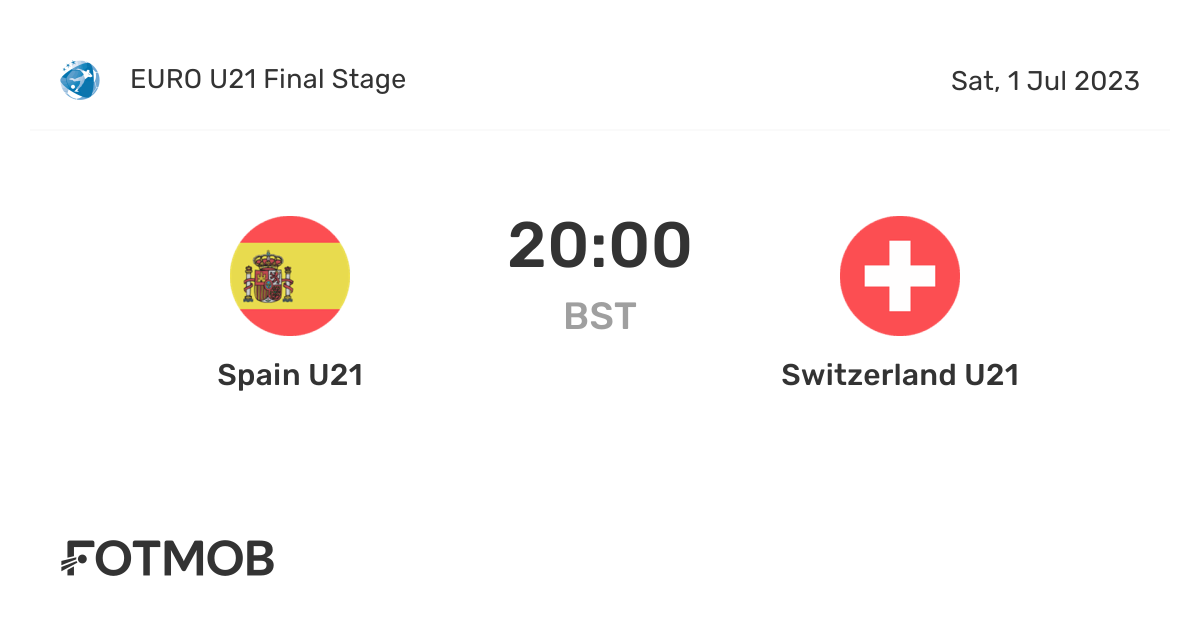 Spain U21 vs Switzerland U21 live