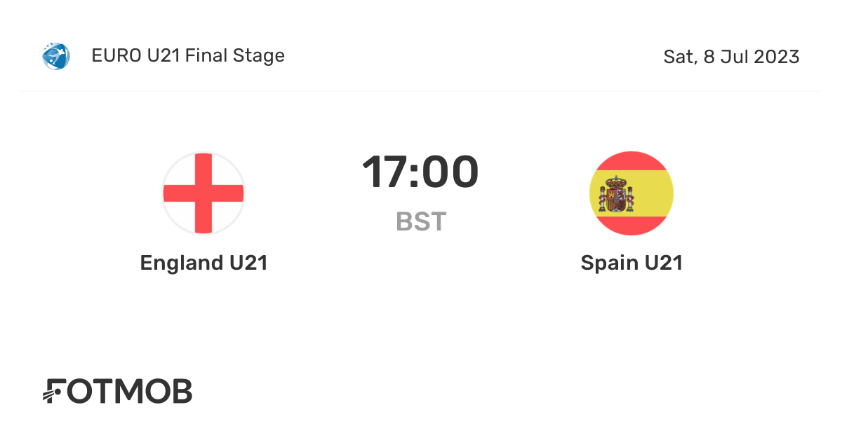 England U21 vs Spain U21 live