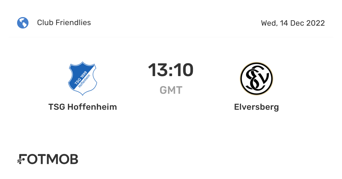 TSG Hoffenheim vs Elversberg live score, predicted lineups and H2H stats.