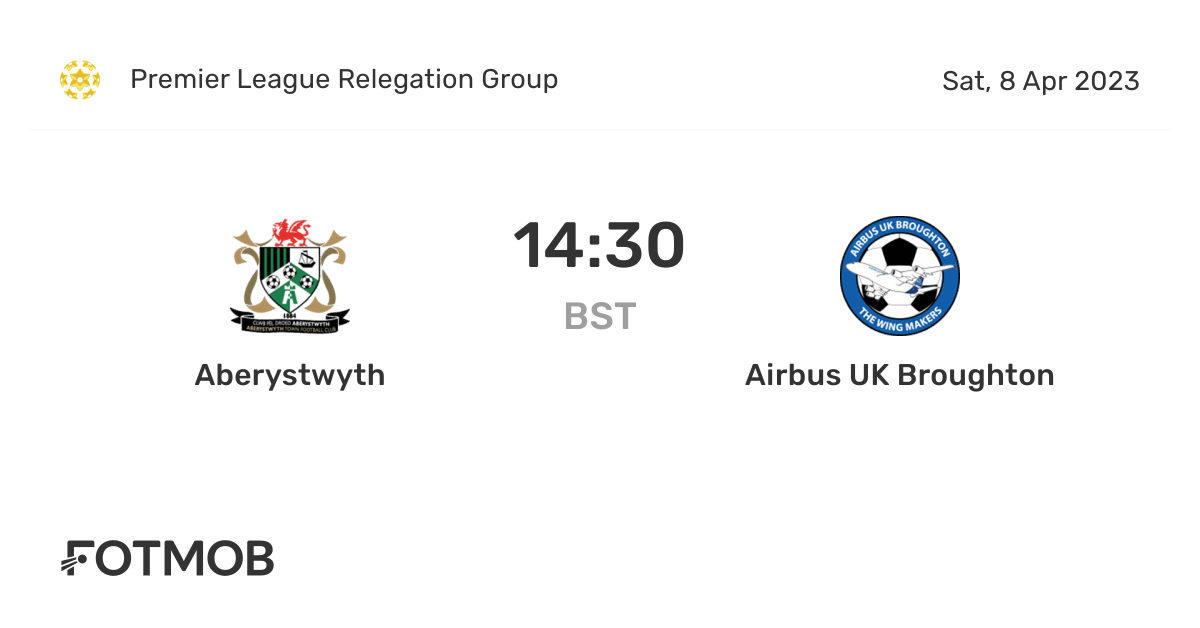 Aberystwyth vs Airbus UK Broughton live score, predicted lineups and