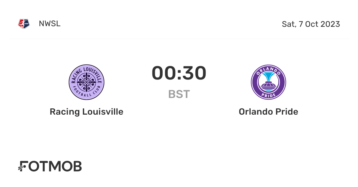 Racing Louisville vs Orlando Pride live score, predicted lineups and