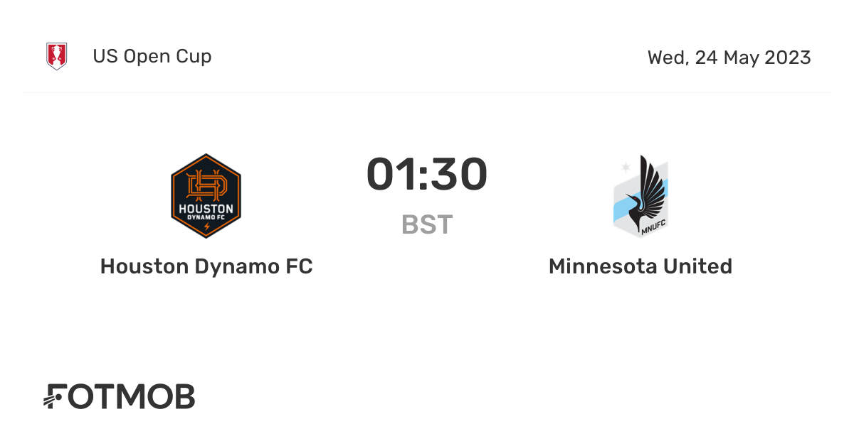 Houston Dynamo FC vs Minnesota United live score, predicted lineups