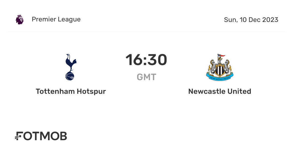 Tottenham Hotspur vs Newcastle United live score, predicted lineups