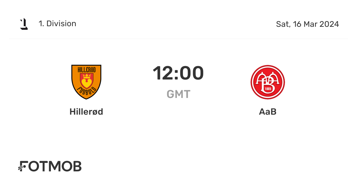 Hillerød vs live score, predicted lineups and H2H stats