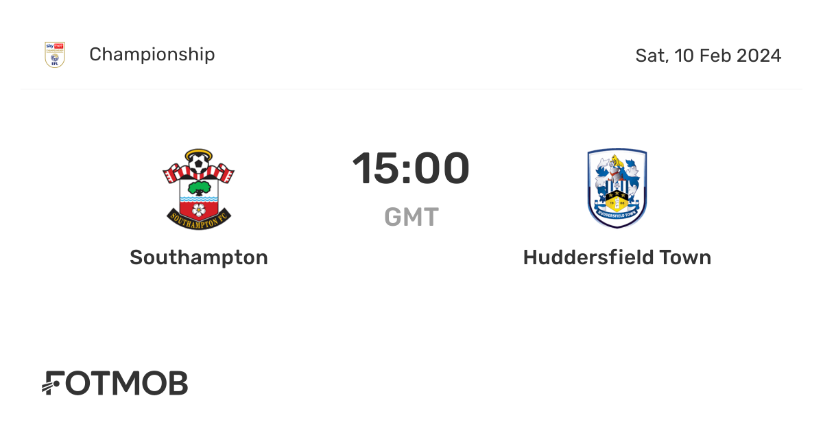 Southampton vs Huddersfield Town live score, predicted lineups and