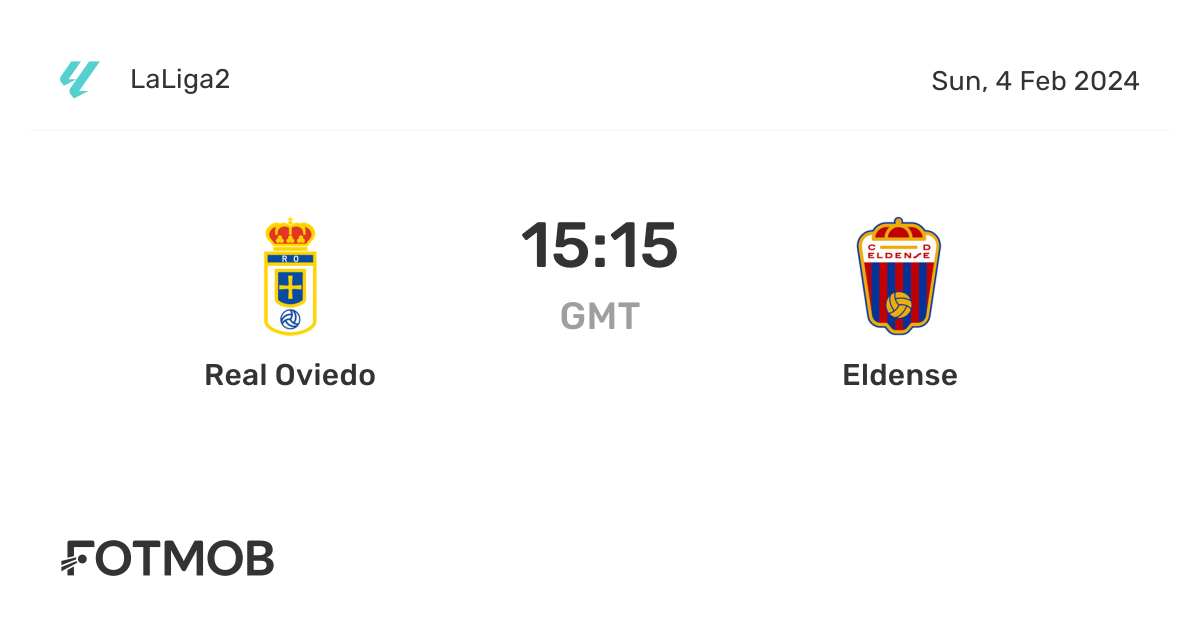 Real Oviedo vs Eldense live score, predicted lineups and H2H stats