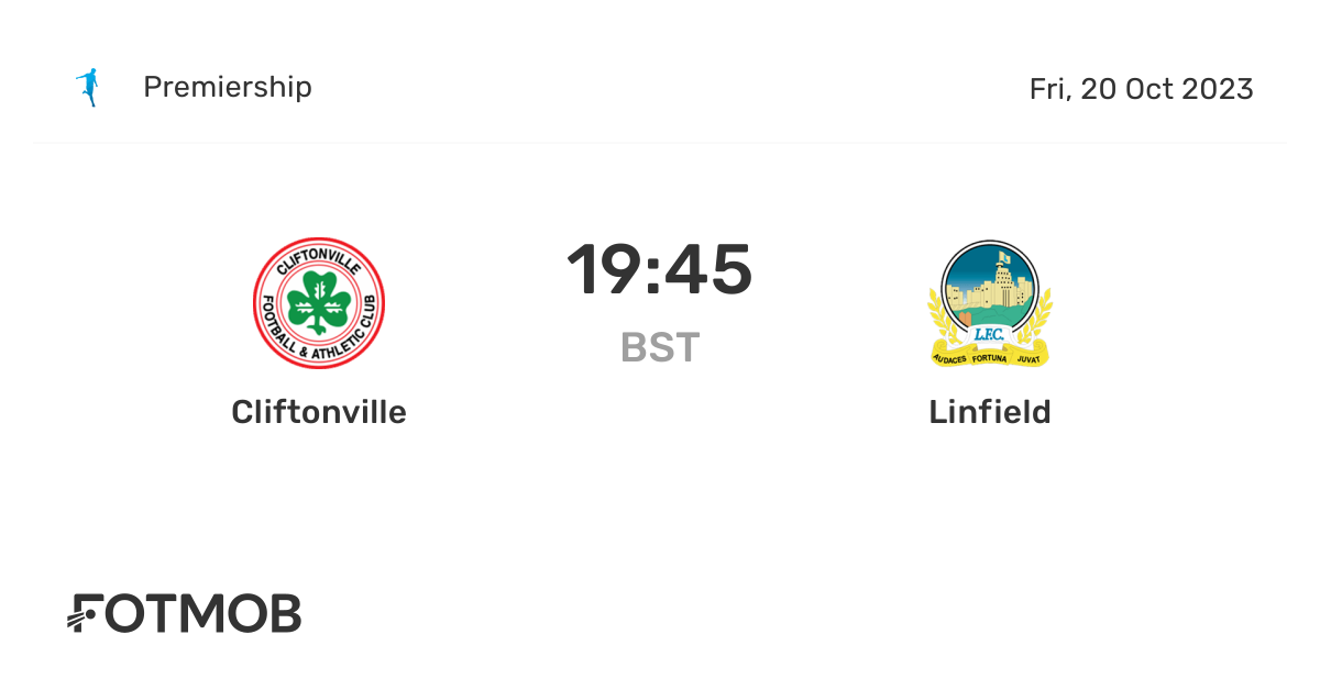 Cliftonville vs Linfield live score, predicted lineups and H2H stats.