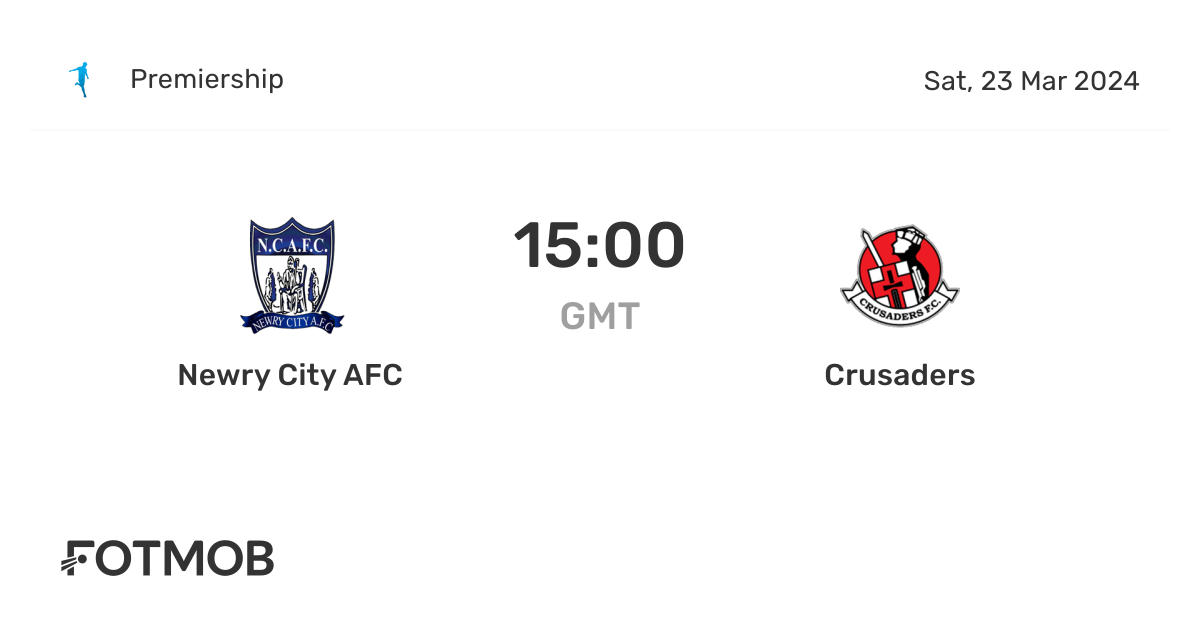Newry City AFC vs Crusaders live score, predicted lineups and H2H stats
