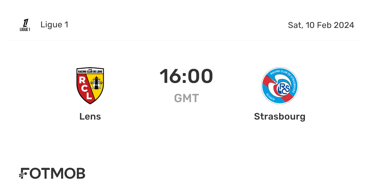 Lens vs Strasbourg live score, predicted lineups and H2H stats