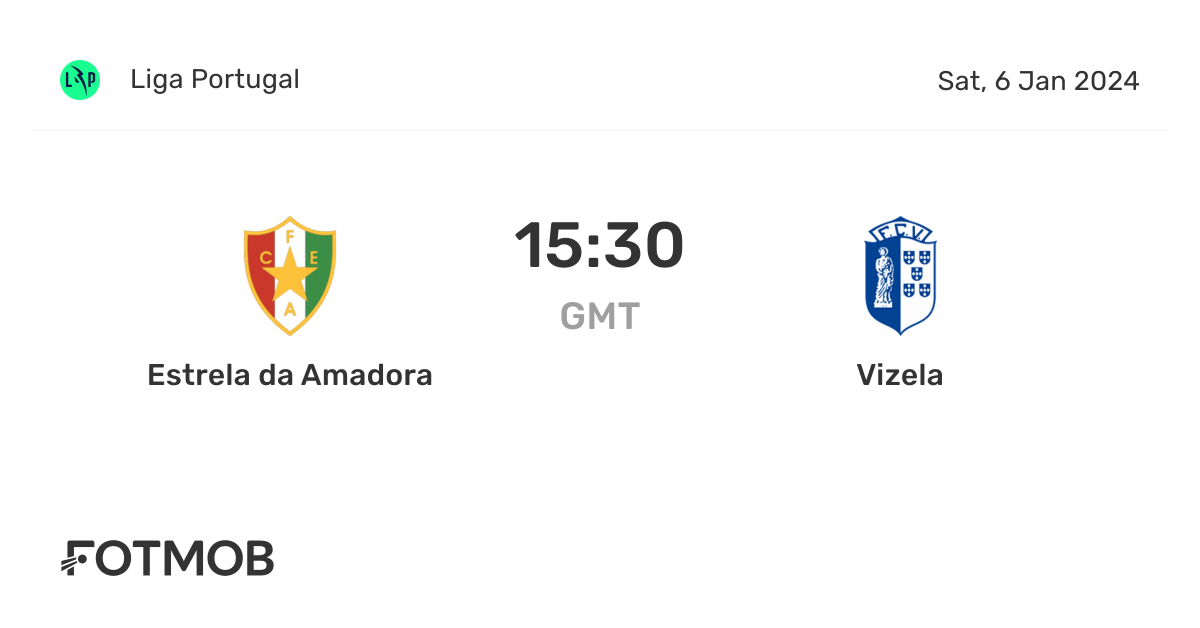 Estrela da Amadora vs Vizela live
